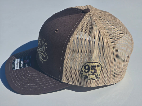 Van's 95th Anniversary Trucker Hat (Brown/Khaki)